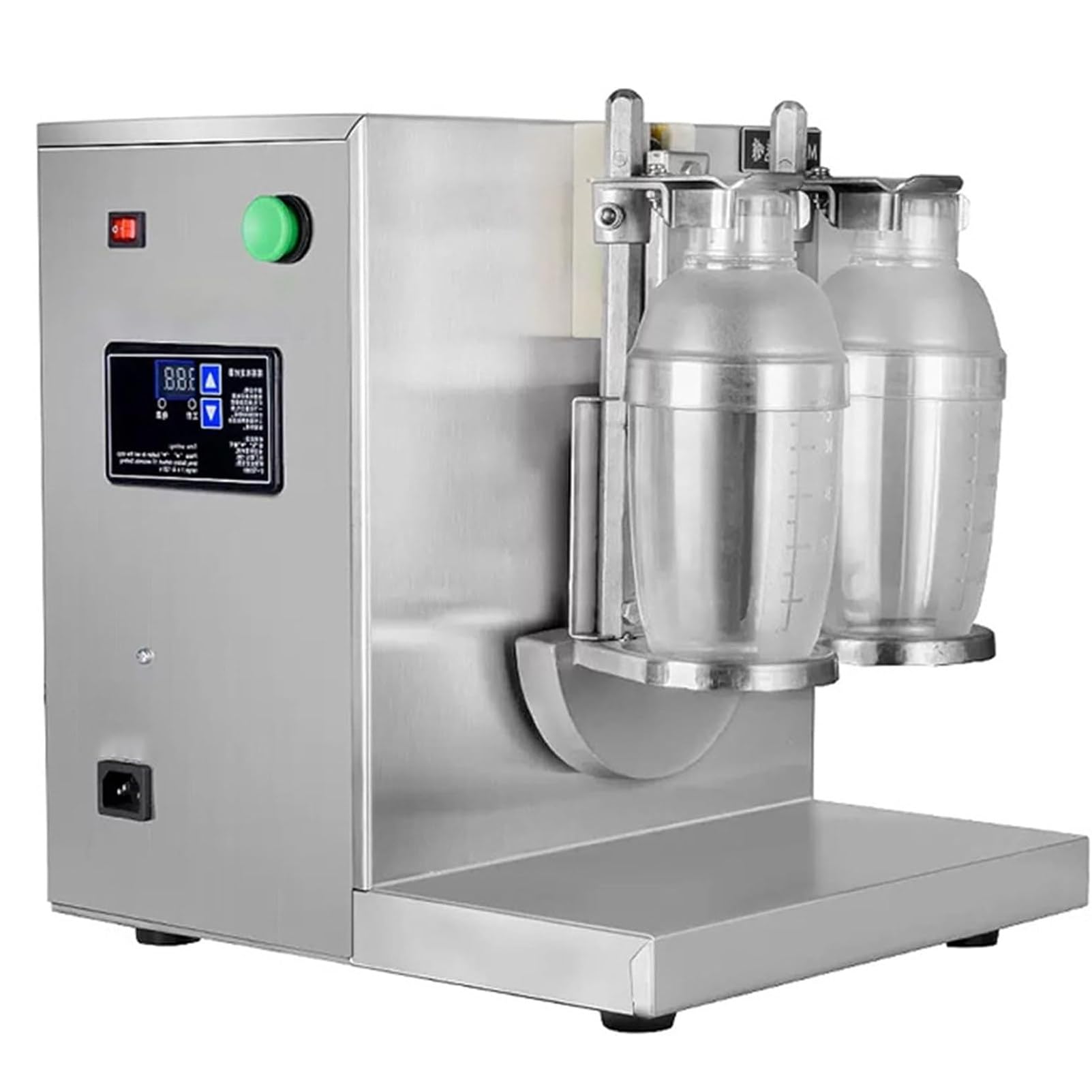 Pnpaea 120W Electric Milk Tea Shaker,Bubble Tea Shaker Machine,Milkshake Mixer,with 2X 1000 ML PC Cups,for Tea, Juice, Coffee,Wine