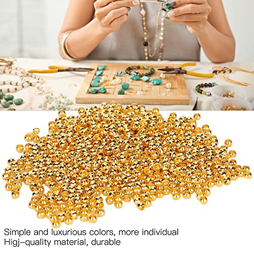 Gek Winkelen 500 Stks Knijpkralen, Duurzame Ronde Spacer Kralen Sieraden Maken Stopkralen Voor Ketting Armband DIY… - Image 7