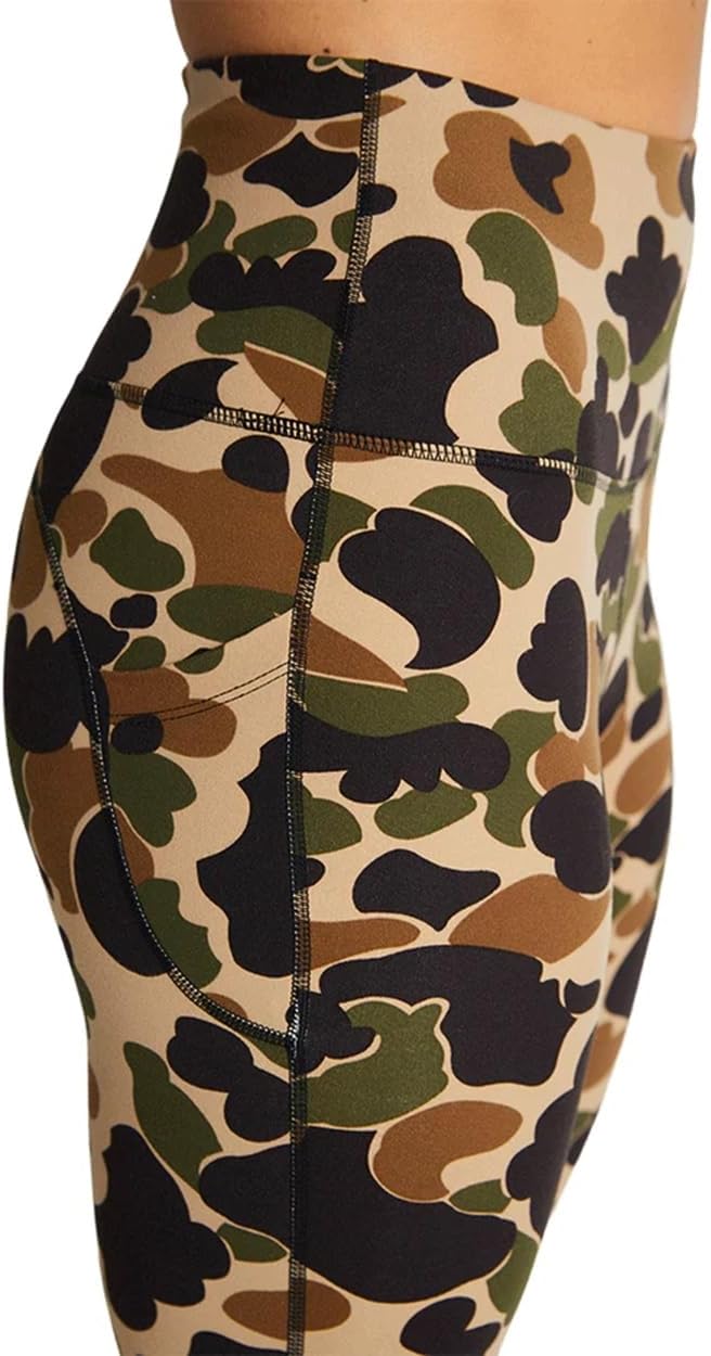 Banded Women's Freestyle Legging Old School Black Camo
