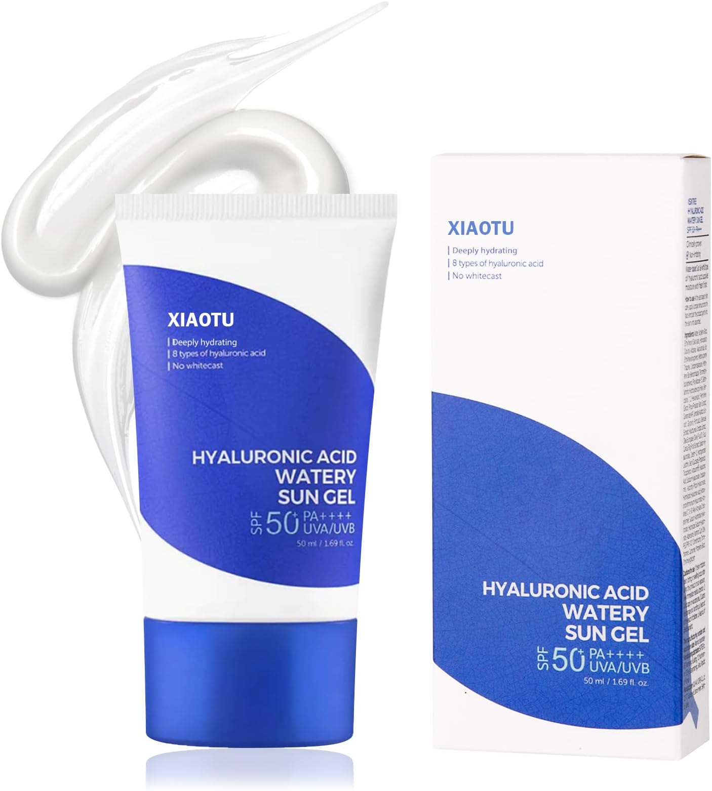 Hyaluronic Acid Watery Sun Gel,Korean Sunscreen Stick SPF50+ Hyaluronic Acid Airy Sun Stick,Strong UV Protection SPF 50+ Sunstick Suitable for All Skin Types(05)