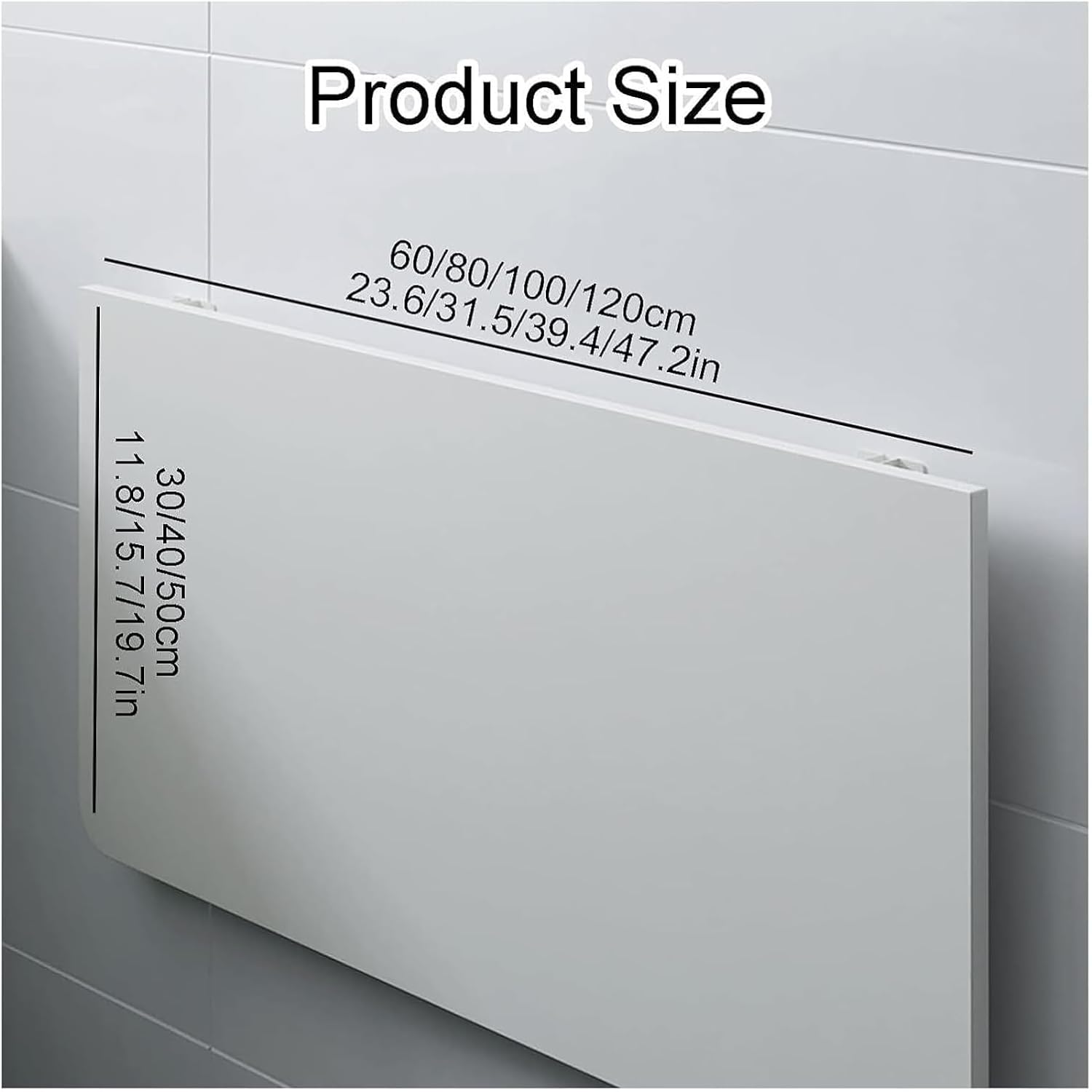 ランドリールーム、ユーティリティルーム、キッチンダイニングテーブル、壁掛け式ダイニングテーブル、ワークベンチ用、頑丈な壁掛け式折りた