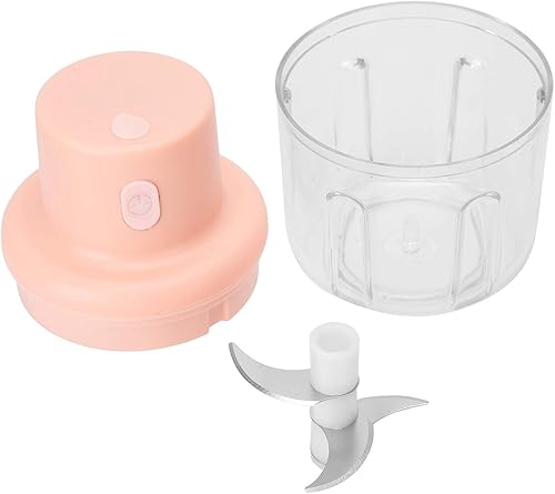 Miniatura 8 de Picadora eléctrica de carne de 8.5 fl oz, picadora de alimentos de cocina con carga USB, mezclador de alimentos complementario multifuncional,