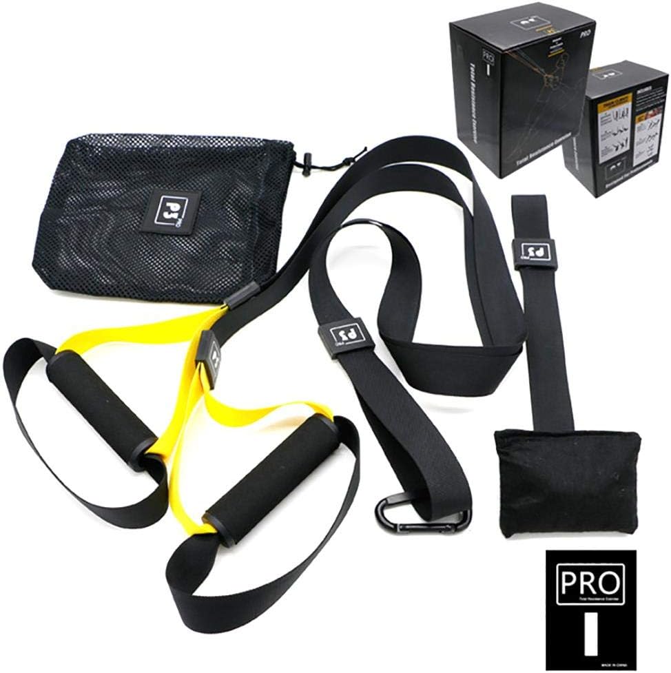 JS One Pro Suspension Trainer Straps Home Gym Fitness Resistance Bands For Trx Training - Pro 1: Home Edition