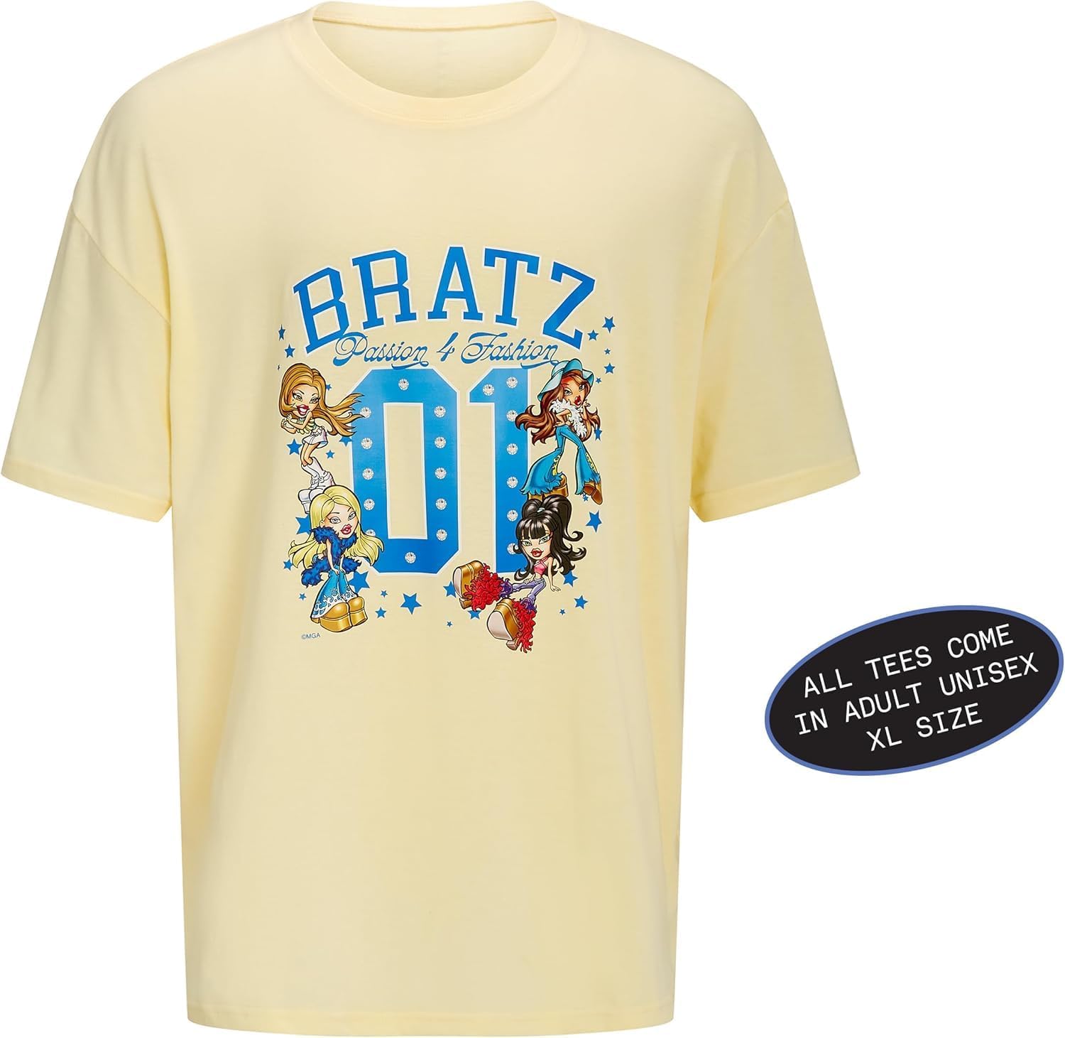 Bratz Stylin' Sasha Fashion Doll with Customizable T-Shirt for You and Accessories - Image 3