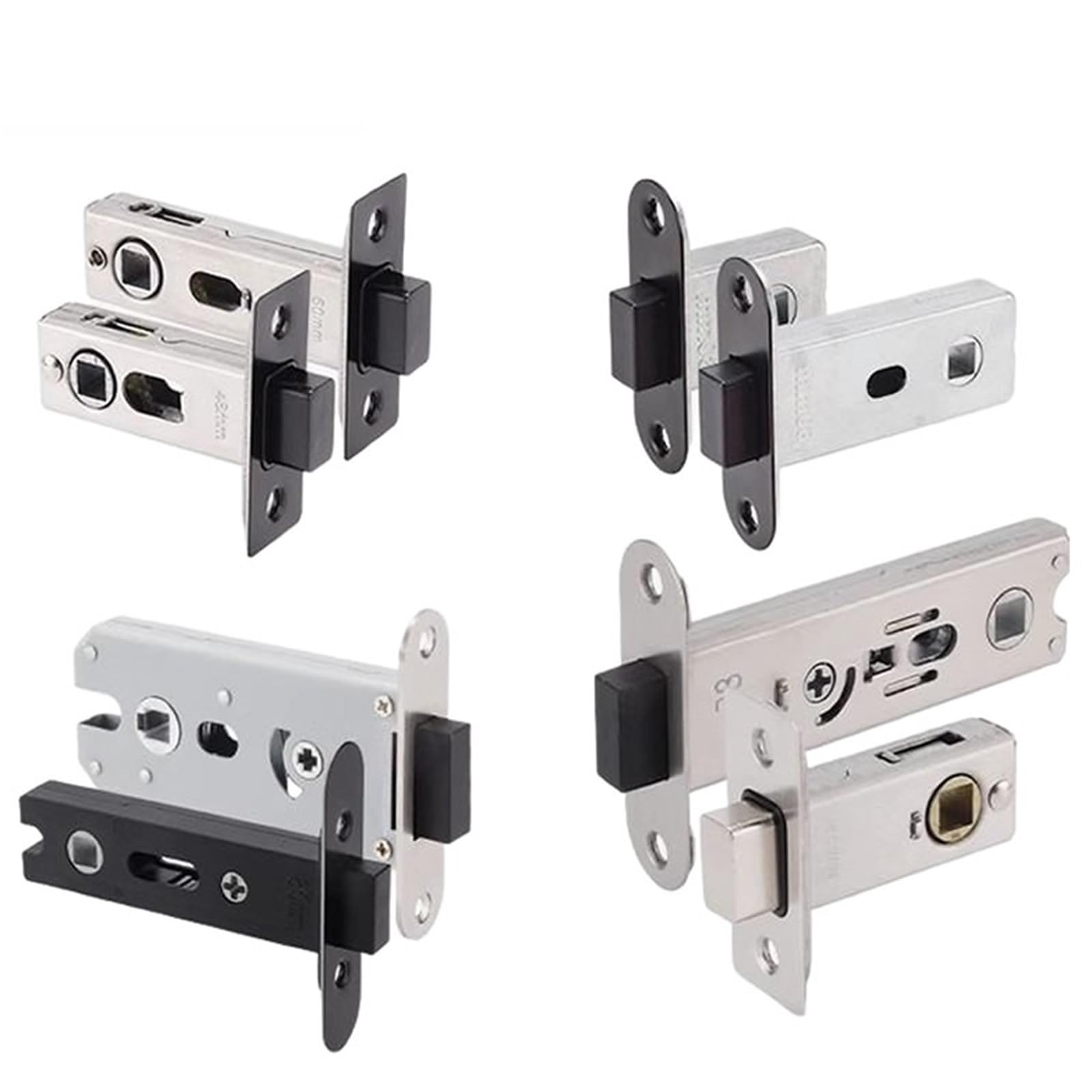 Sxolcoufoh A Lock Margin 45Mm Magnetic Lock Body Door Single Tongue Aluminum Alloy Core Locking Margin 22-85Mm 1Pcs(A Lock Margin 45Mm)