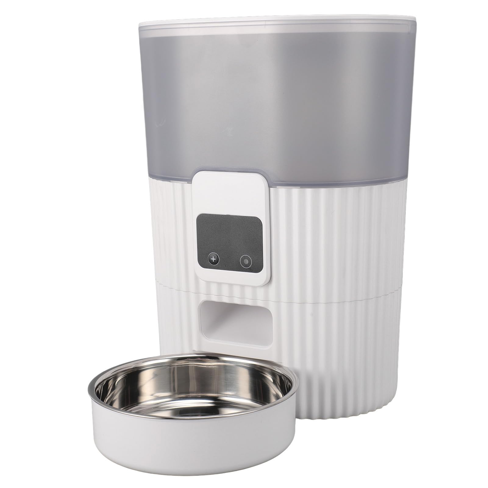 Dispenser Automatico di Cibo per Gatti, Alimentatore Automatico per Cani Controllo APP Staccabile da 2,4 GHz per Interni
