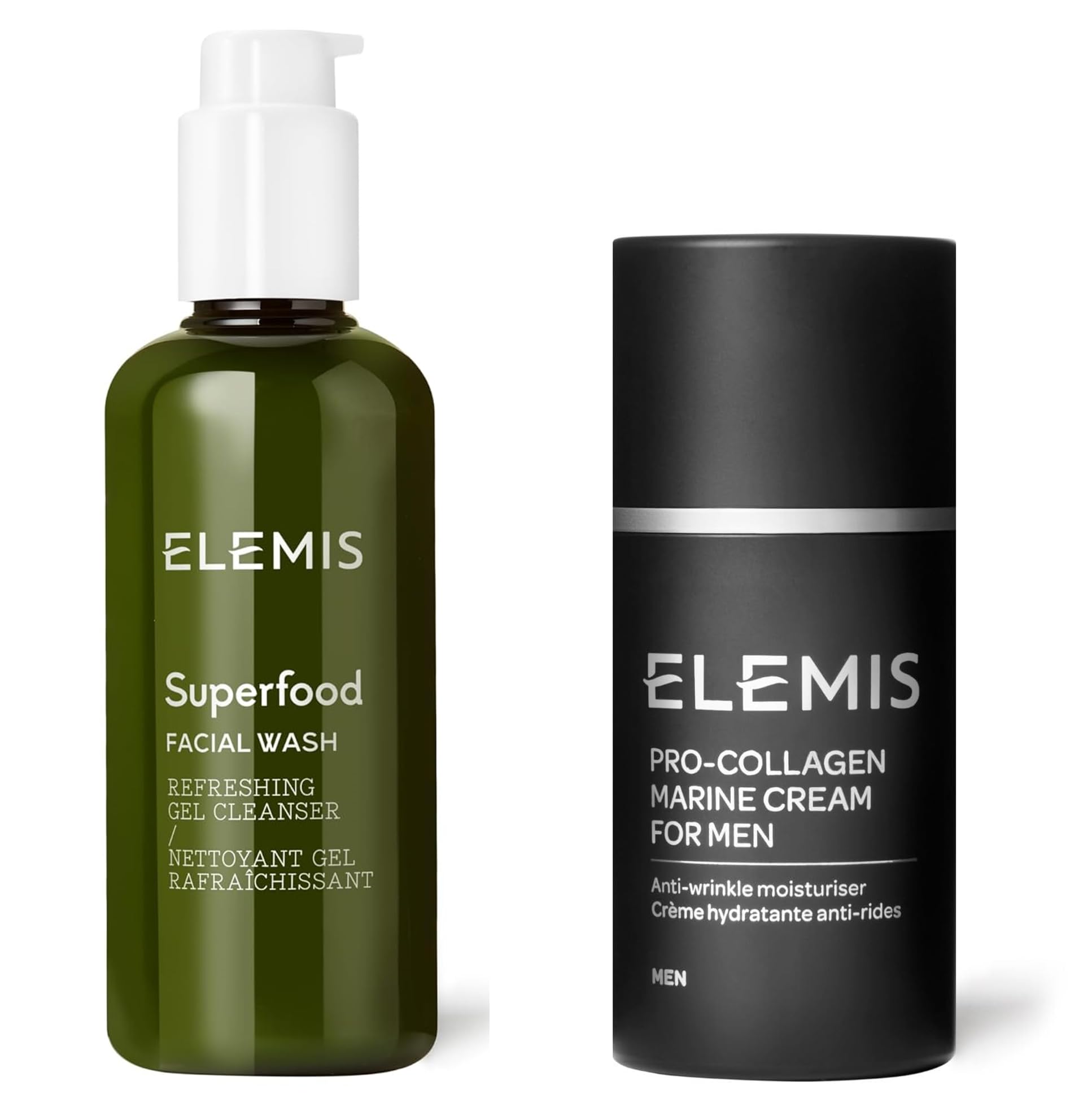 ELEMIS Superfood Facial Wash Pro-Collagen Marine Cream for Men