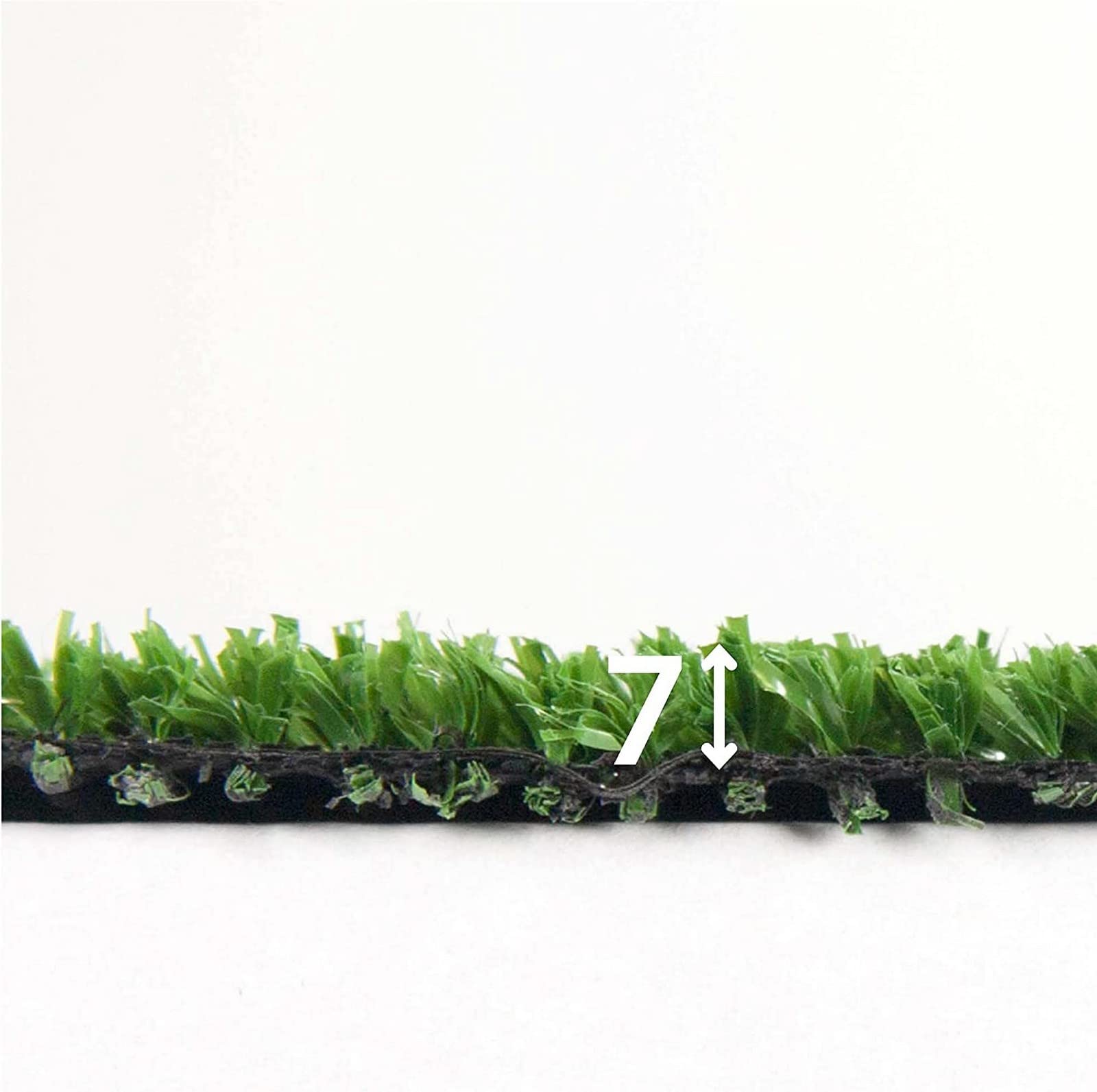 1PZ Prato Sintetico Artificiale 2x25mt =50mq spessore 7mm fondo drenante Manto erboso/Tappeto erba finta