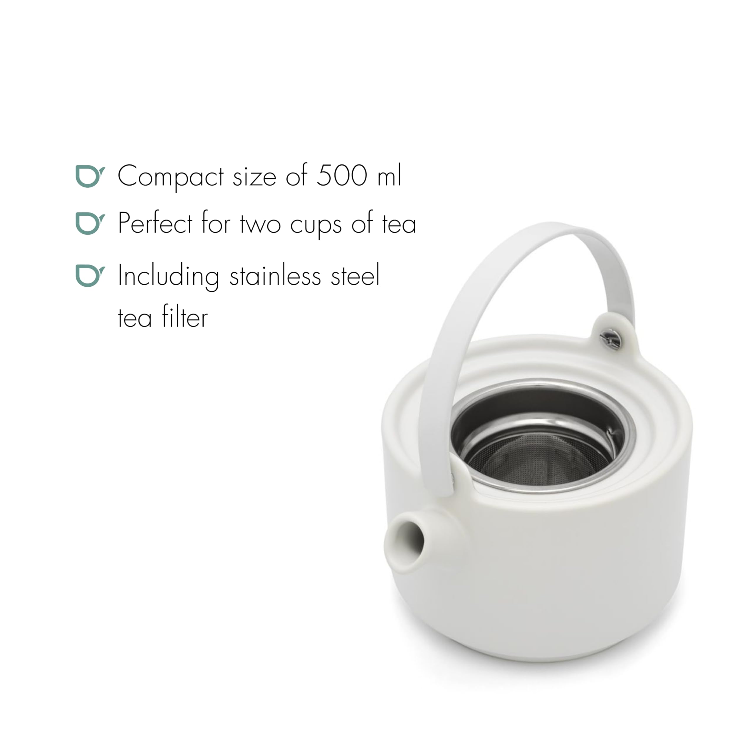Bredemeijer Té para una persona Umea 0,5 litros Blanco Loza