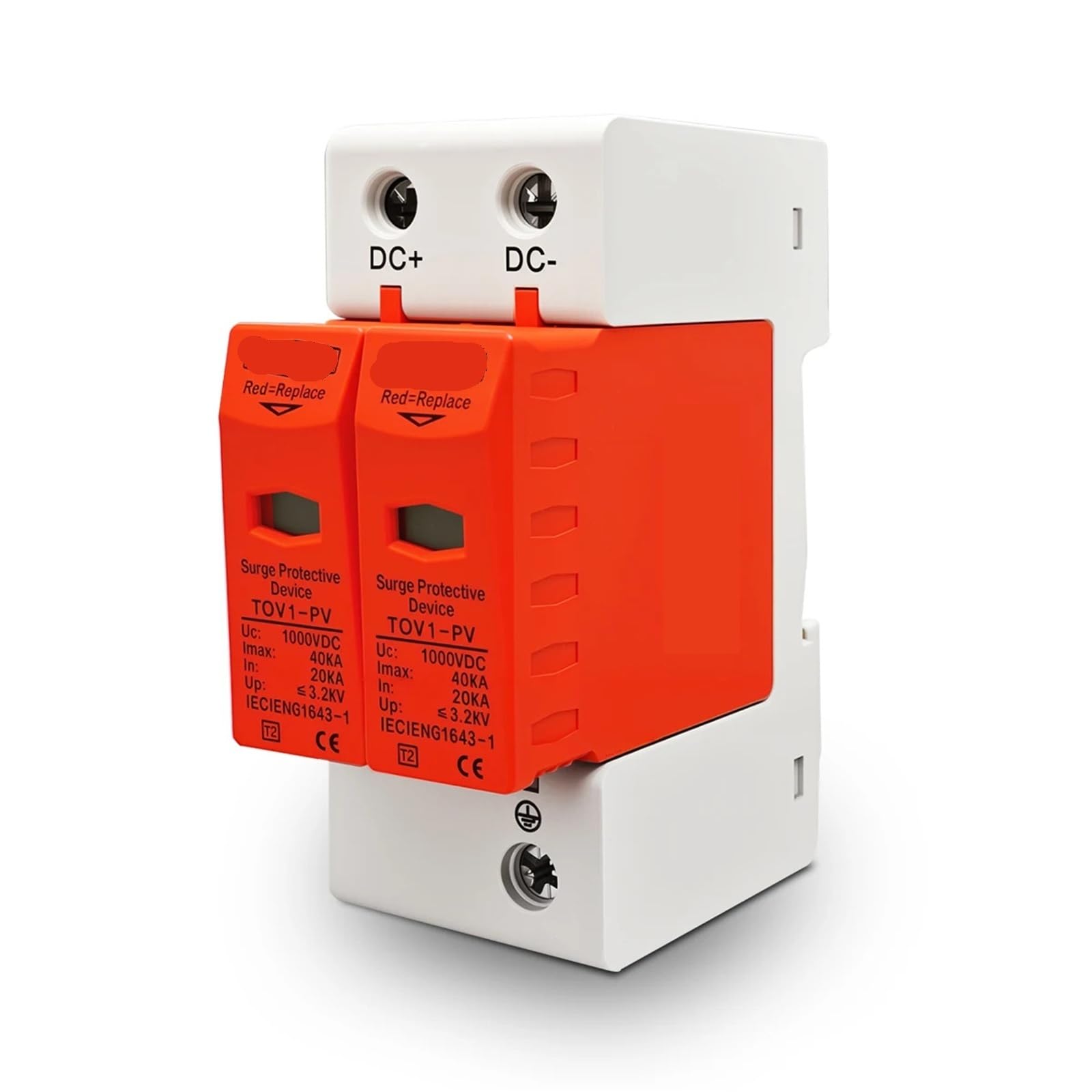 Urządzenie przeciwprzepięciowe do domu, zabezpieczenie przed przepięciem, niskie napięcie, DC 1000V, 20KA ~ 40KA