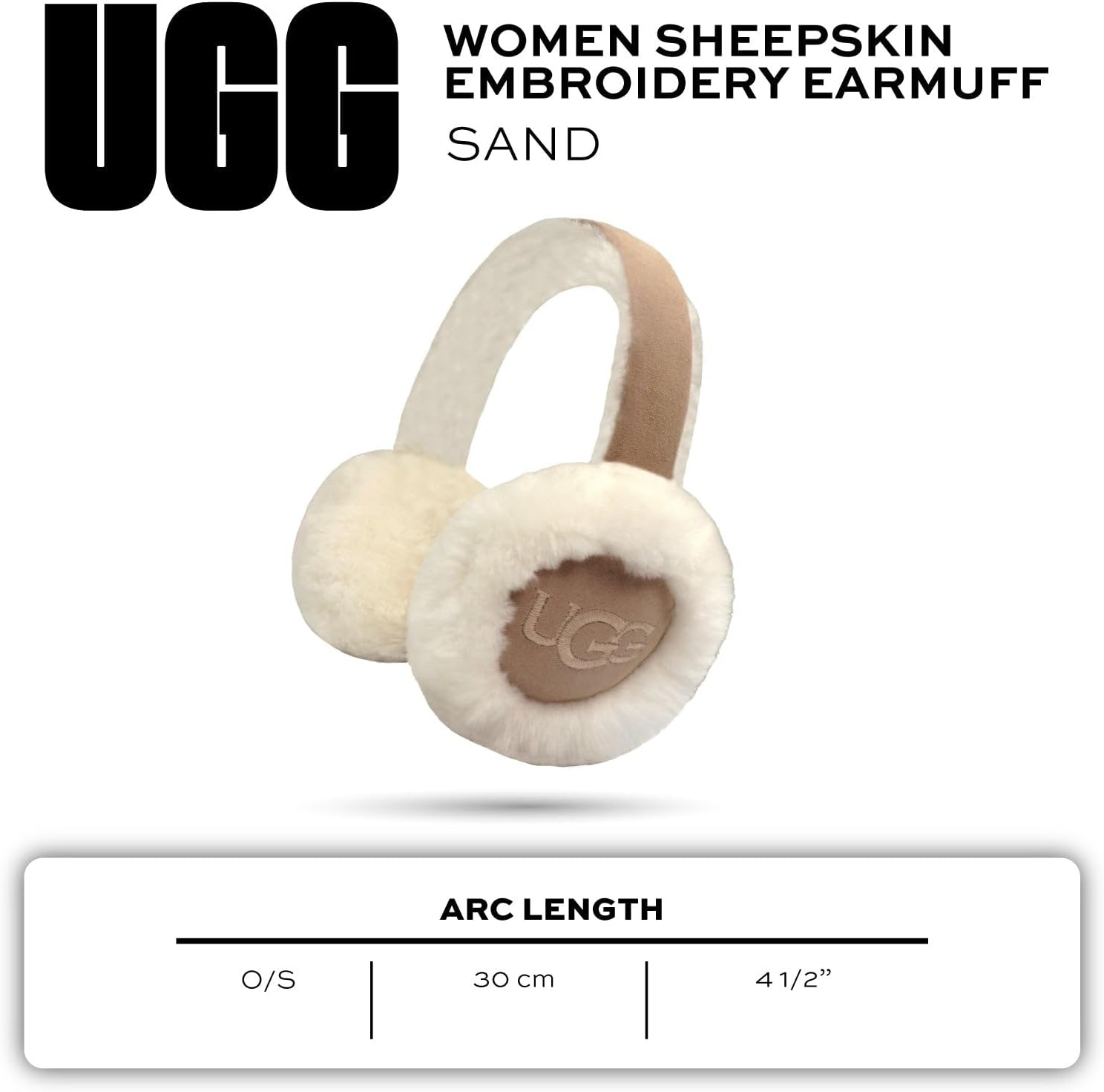 UGG womens Water Resistant Sheepskin Earmuffs With Embroidered Logo - Image 7