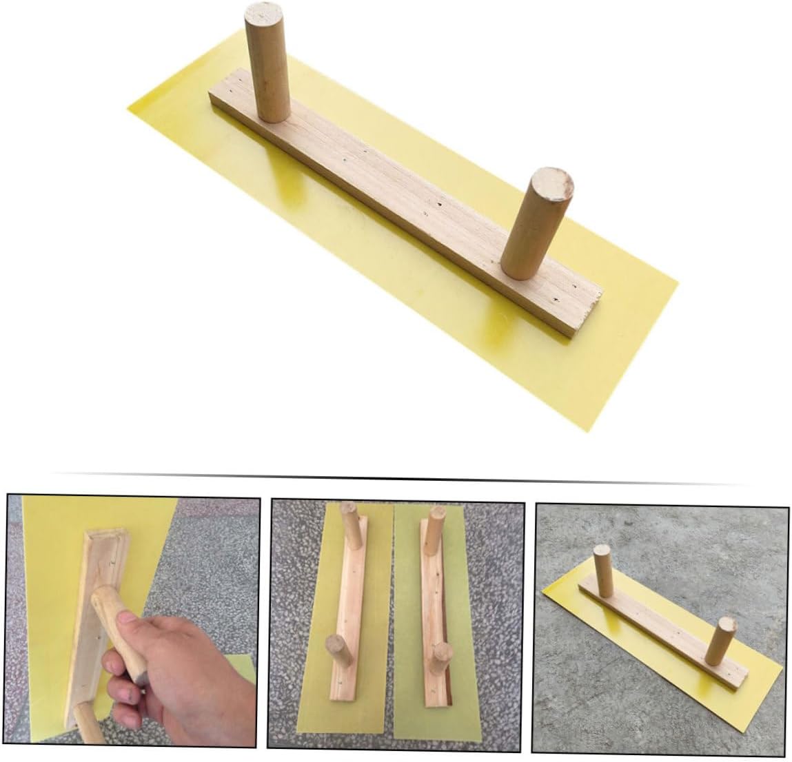 Generic 4pcs Drywall Smoothing Tool Trowel Convenient Plastering Tool for Home and Construction Design for Smooth Finishing for Wall Repair and Renovation