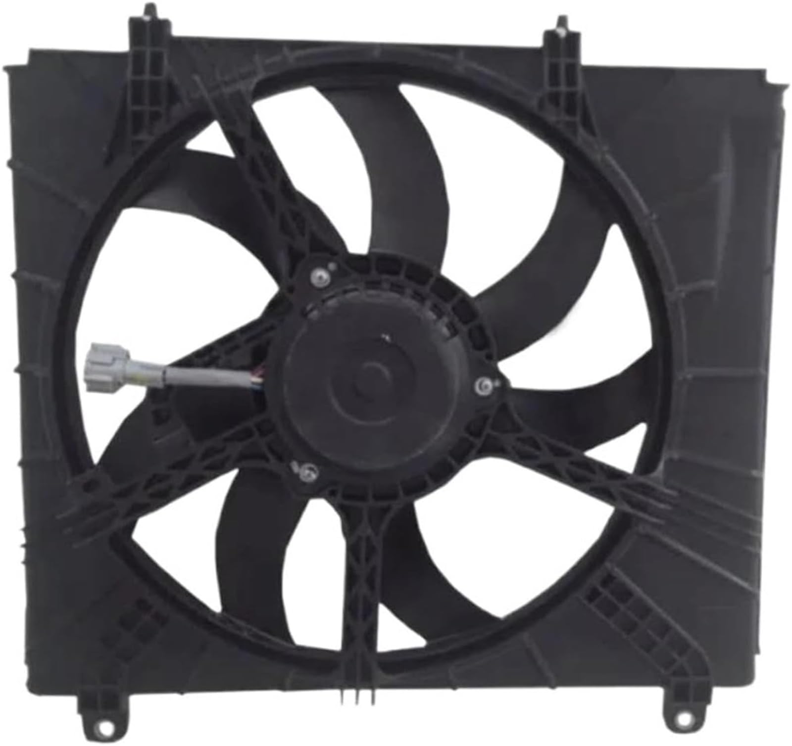 Coche cambio radiador Ensamblaje de ventilador de radiador de refrigeración eléctrica para motor de automóvil para Nissan para radiador