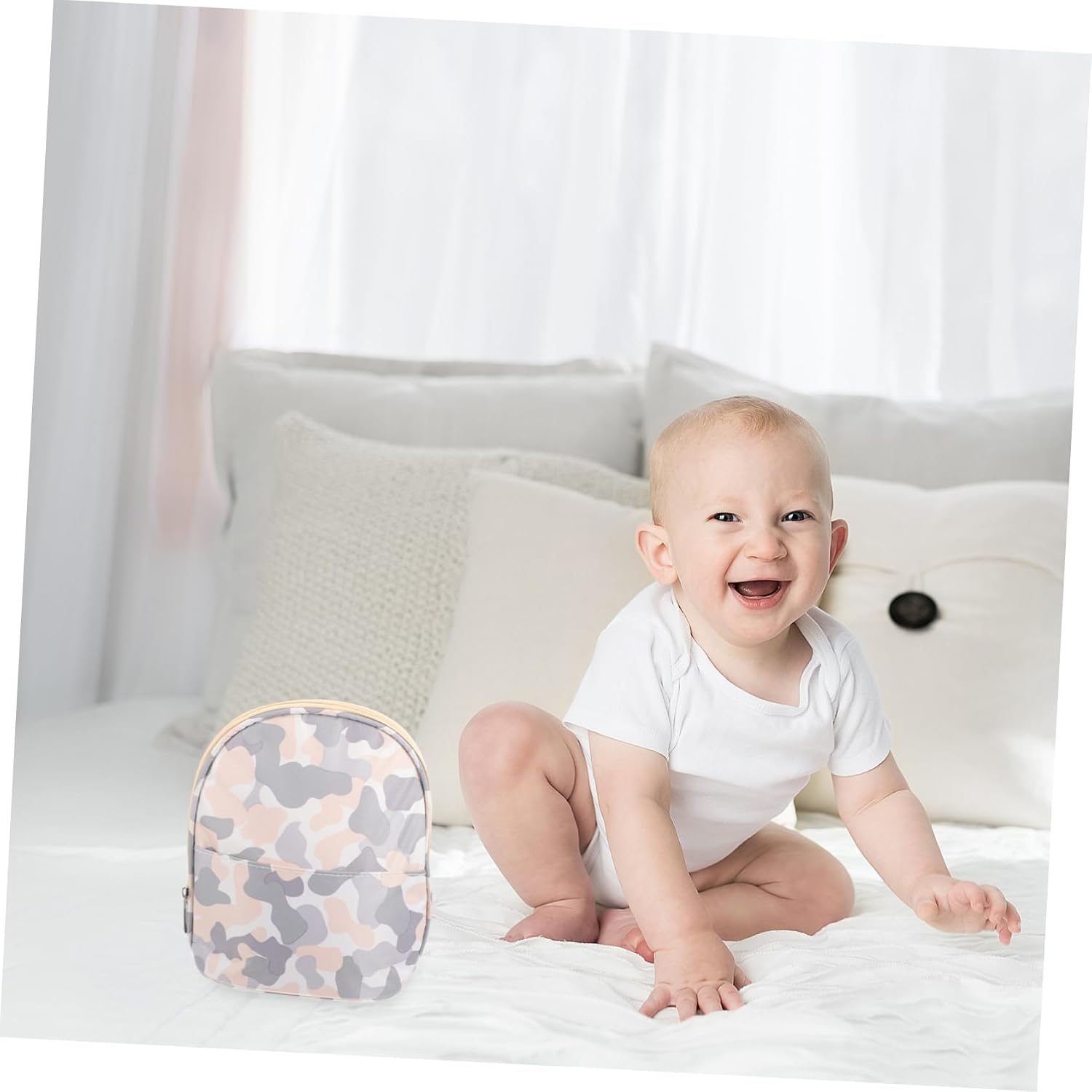 YARNOW Insulated Baby Bottle Bag Portable Milk Bottle Cooler Tote for Travel Work Mini Size Blue Ice Pack Convenient Milk Storage for Breastfeeding Moms