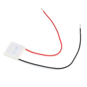 Zyyini Bindpo Thermoelectric Cooler Module, TEC1-04901 25x25mm Thermoelectric Cooler 5V1A Temperature Difference Semiconductor Refrigeration Tablets Cooling Peltier Plate Module