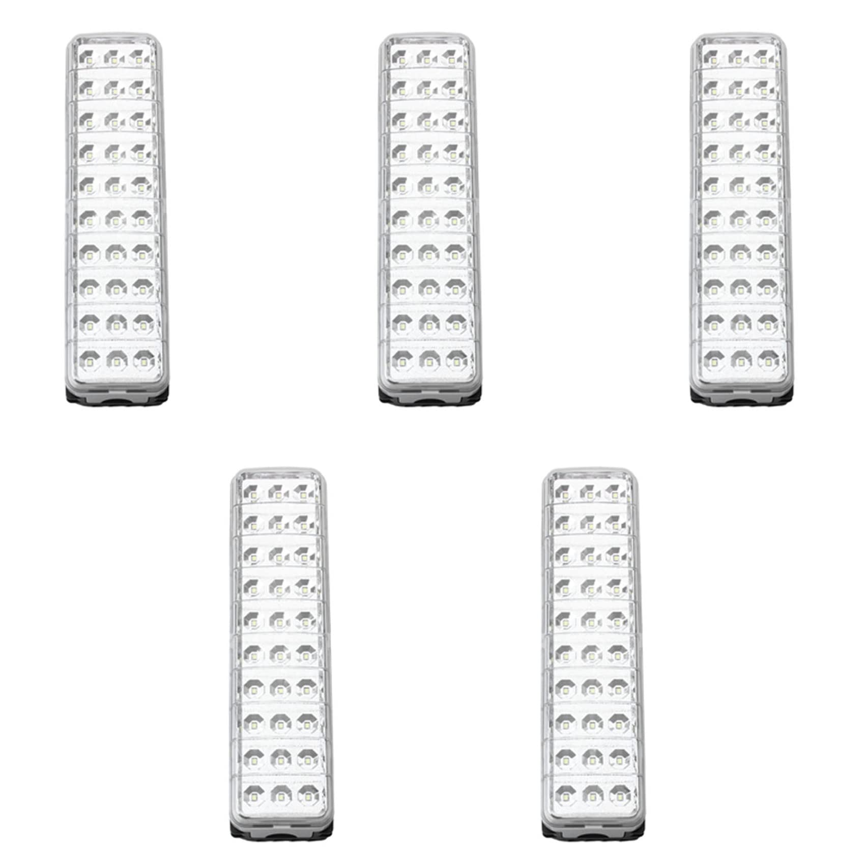5 x Lampada di emergenza LED Torcia Mini Lampada di Notte di Emergenza Ricaricabile 2 Modalità 30 LED per Camp Outdoor