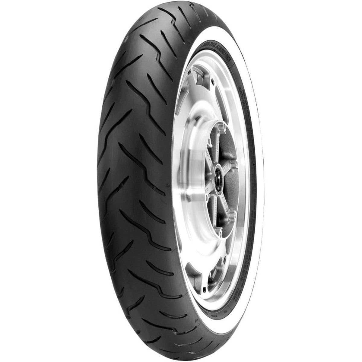 Dunlop American Elite Front Motorcycle Tire MT90B-16 (72H) Wide White Wall - Fits: Harley-Davidson® CVO Dyna Fat Bob FXDFSE® 2009-2010