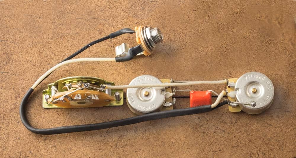 Precision Made Reverse Tele Wiring Harness CTS-Switchcraft-Oak/Grigsby-Sprague