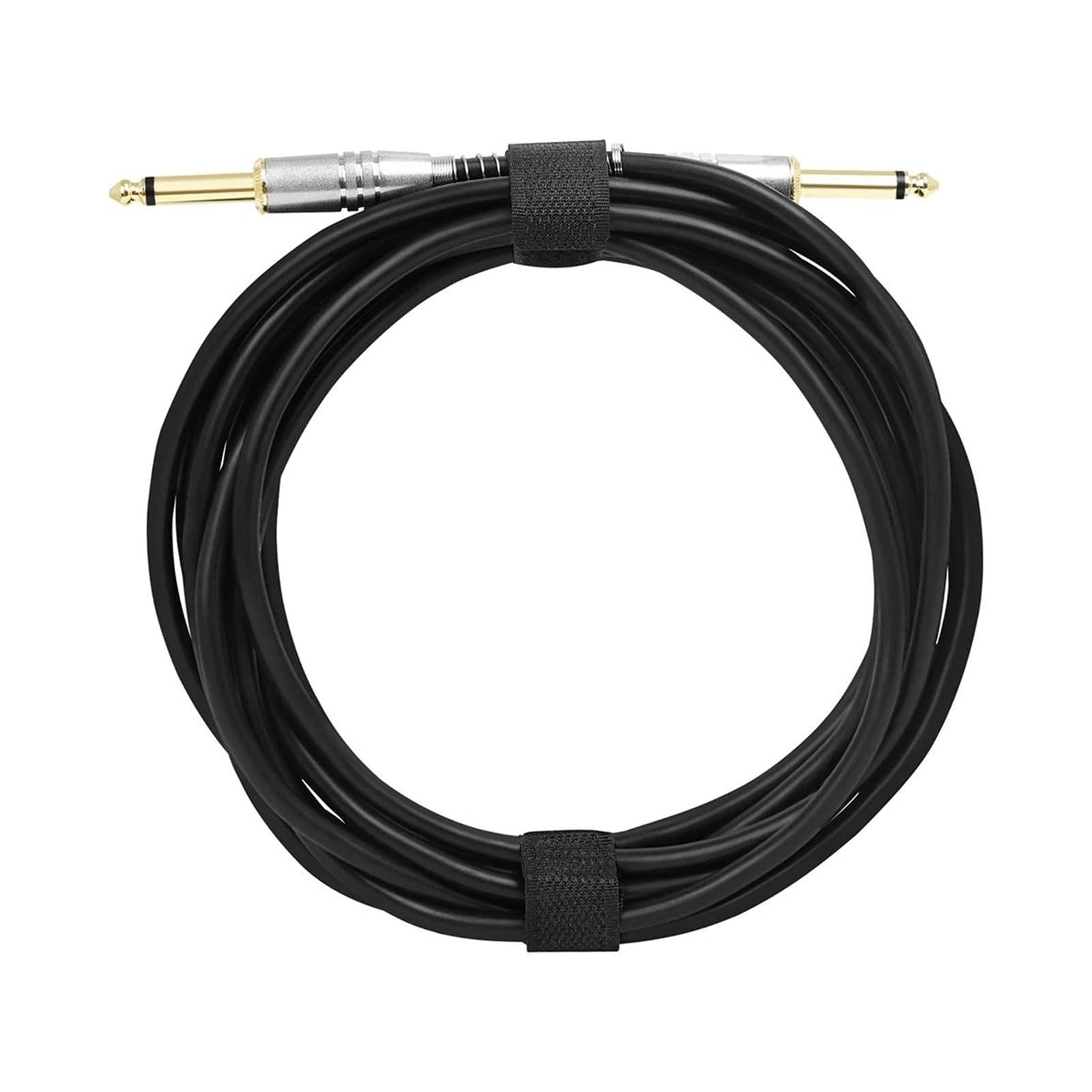 Kabel audio do gitary Kabel 5m 6,35 mm przewód połączeniowy do gitary basowej części ekranowane