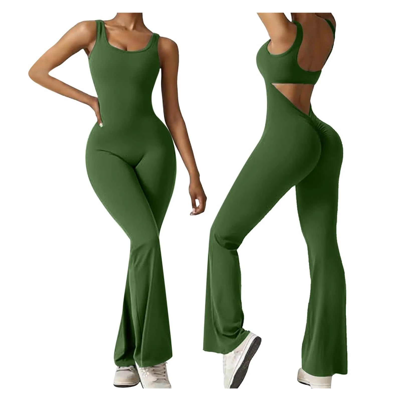Body de manga larga for mujer, ajustado, sexy, con cuello halter, informal, for yoga, deportivo, talla grande, una pieza, largo completo, elegante, mono 25
