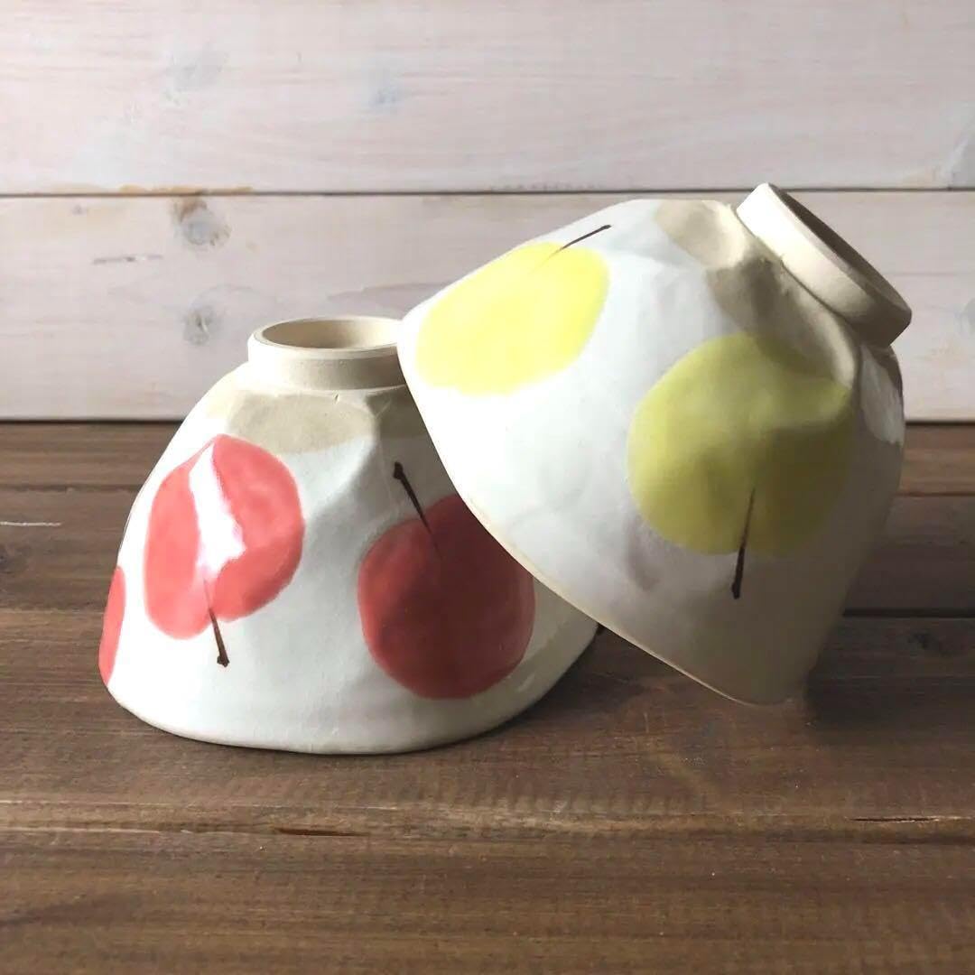 ゆみぶう 波佐見焼【新品・送料込】アップルお茶碗・小丼 Amazon.co.jp: 波佐見焼込アップルお茶碗小丼 2個 : ホーム＆キッチン