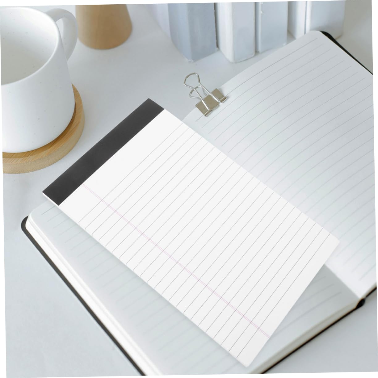 Notizblock A5 Abreißbar Breit Liniertes Papier Taschengröße 8 Stück für Büro und Verwaltung Notizbuch Ideenbuch
