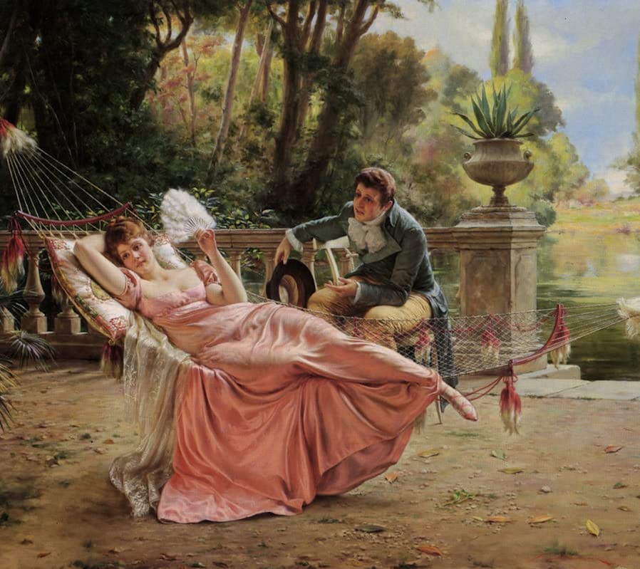 Tableau Toile Charles Frederick Soulacroix la Proposition Affiche d'Art 60x90cm