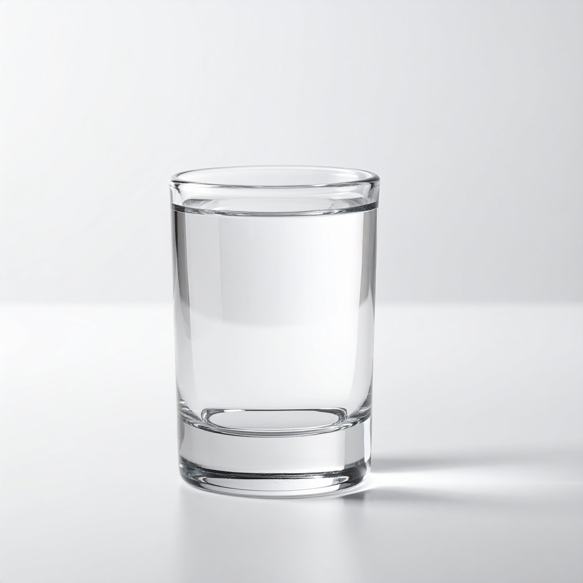 Glasmark KROSNO 1992 Schnapsgläser Shotgläser mit Schwerem Boden Set 12 Stück 60 ml Transparent Spülmaschinenfest, Durchsichtig, Klar