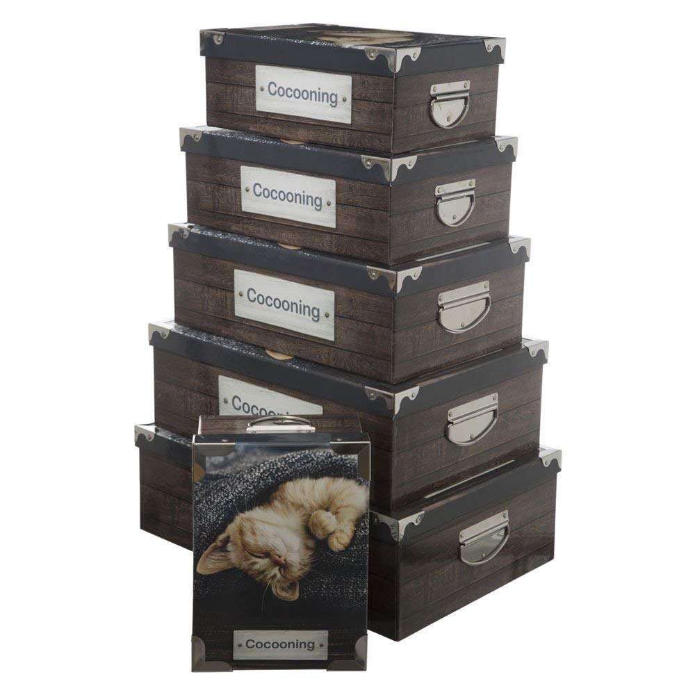 Caja de Esquinas de Metal x6 Cocoon para Muebles Multicoloris