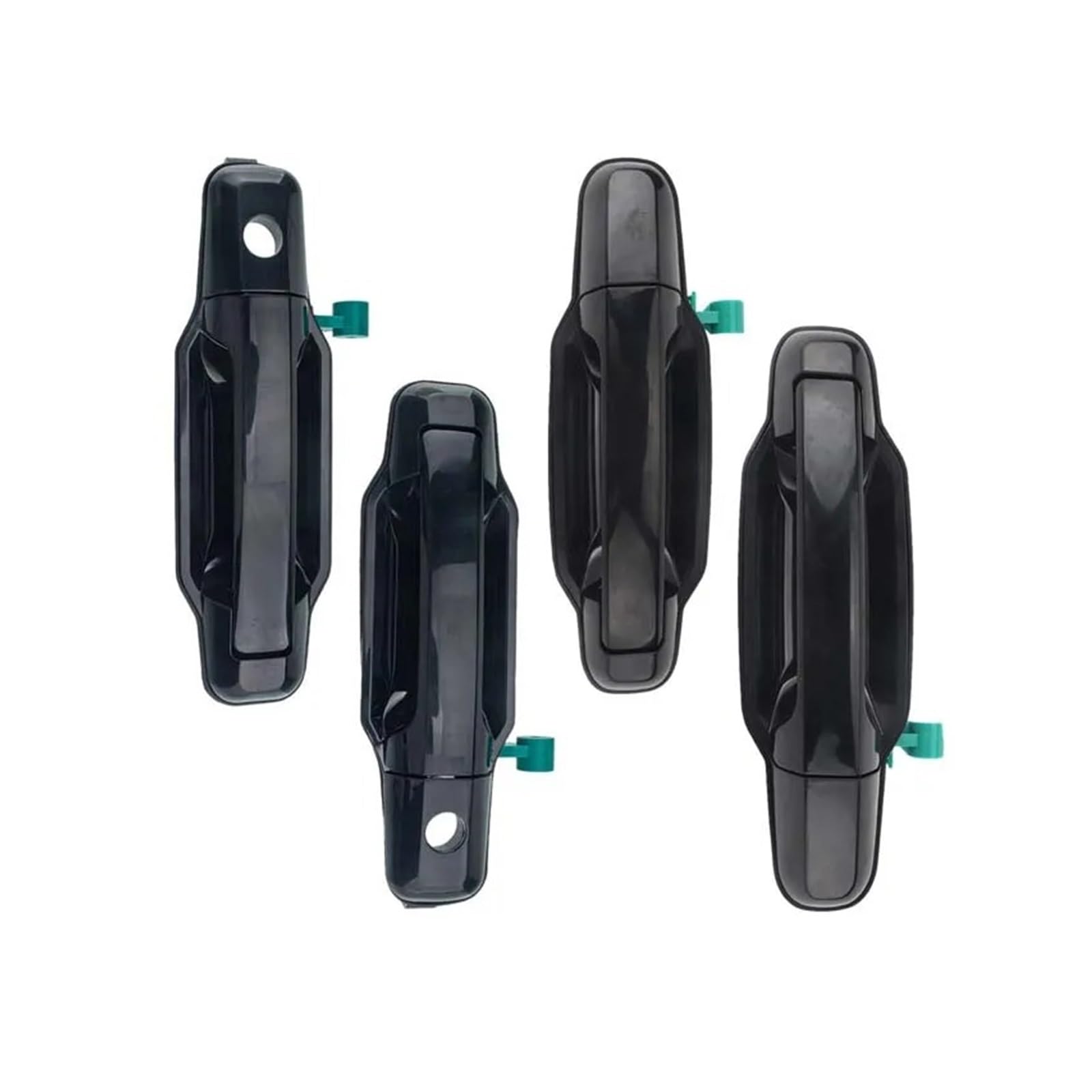 Nokrgqw 4Pcs Car Outer Door Handle For Kia For Sorento 2003-2009 Front/Rear Left/Right Abs Exterior Door Handle Black