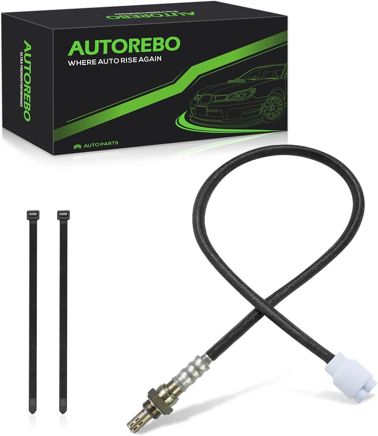 O2 Oxygen Sensor Downstream B1S2 Compatible with Subaru Legacy 1999-2004, Outback 2000-2004, Baja 2003-2006, H4 2.5L 2.2L # 22690-AA43A 22690AA73A 234-4132 250-24373 22690AA73A 2344132 25024373