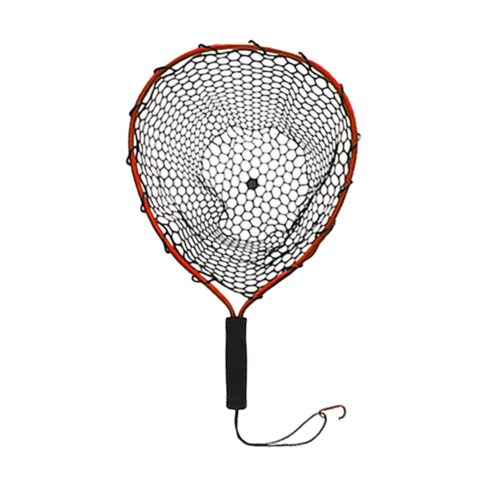 Fiffés de pesca mango corto - herramienta de captura de acuario | Fishings Landing Net | Red de pesca portátil versátil con mango para supervivencia al aire libre Riverbeds camas montañosas playa de