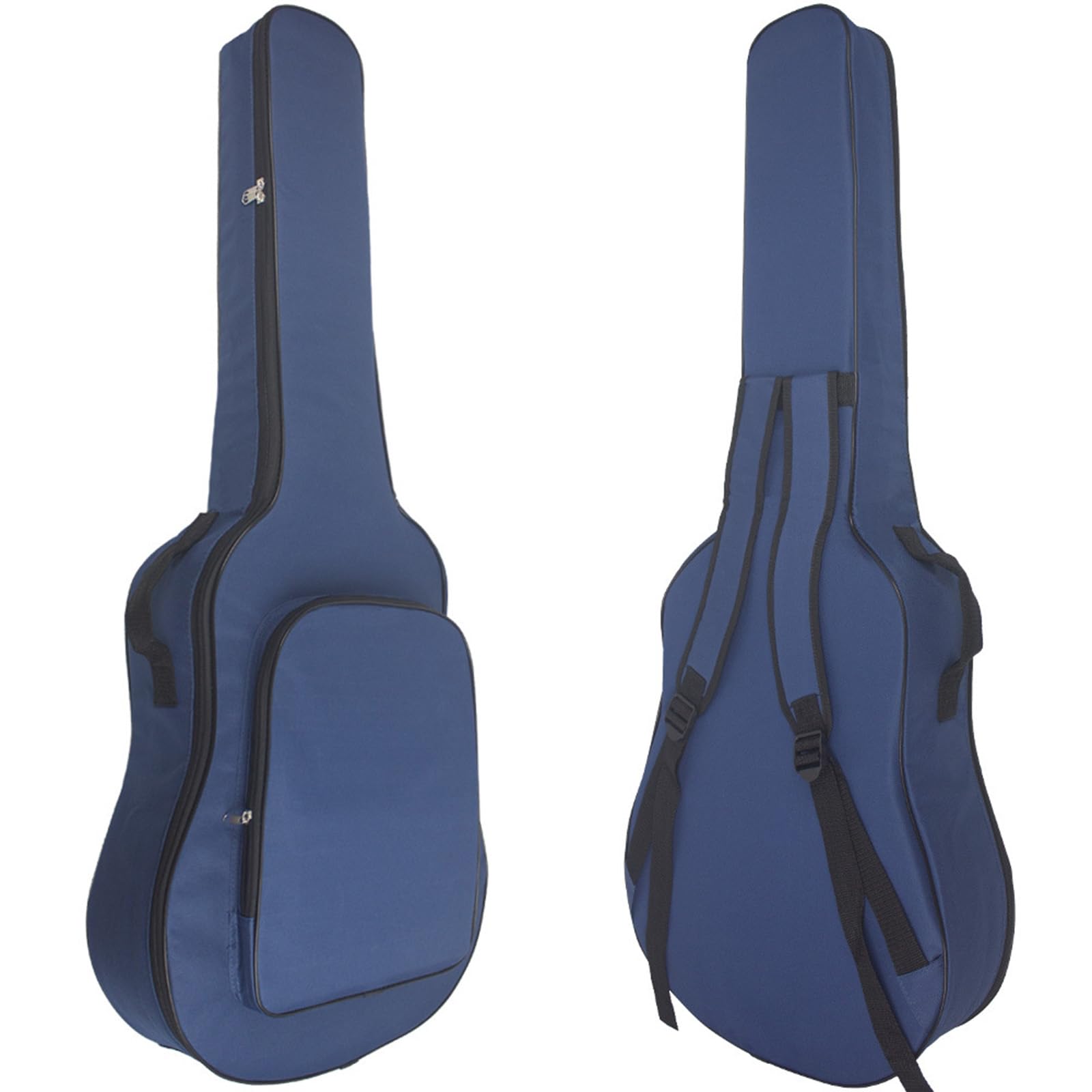 Housse de Transport pour Guitare Acoustique, Imperméable 101,6 cm/104,1 cm Rembourrée Robuste pour Guitare Acoustique Classique Sac à Dos avec Bretelles RéGlables (Bleu)