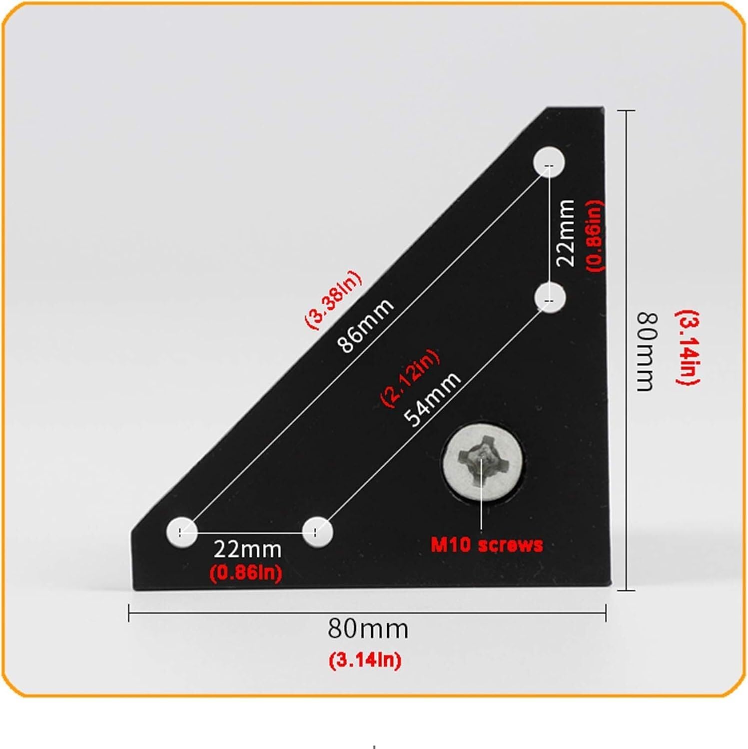 Cabinet Table Leg Furniture Leg, Aluminum Alloy, Height-Adjustable, with Screw, for Sofa Table TV Cabinet Support Foot