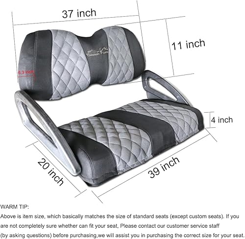 Miniatura 5 de Fundas de asiento de carrito de golf para Club Car Precedent, DS y Yama Golf Carts OEM asientos delanteros ordinarios, tela de malla de poliéster