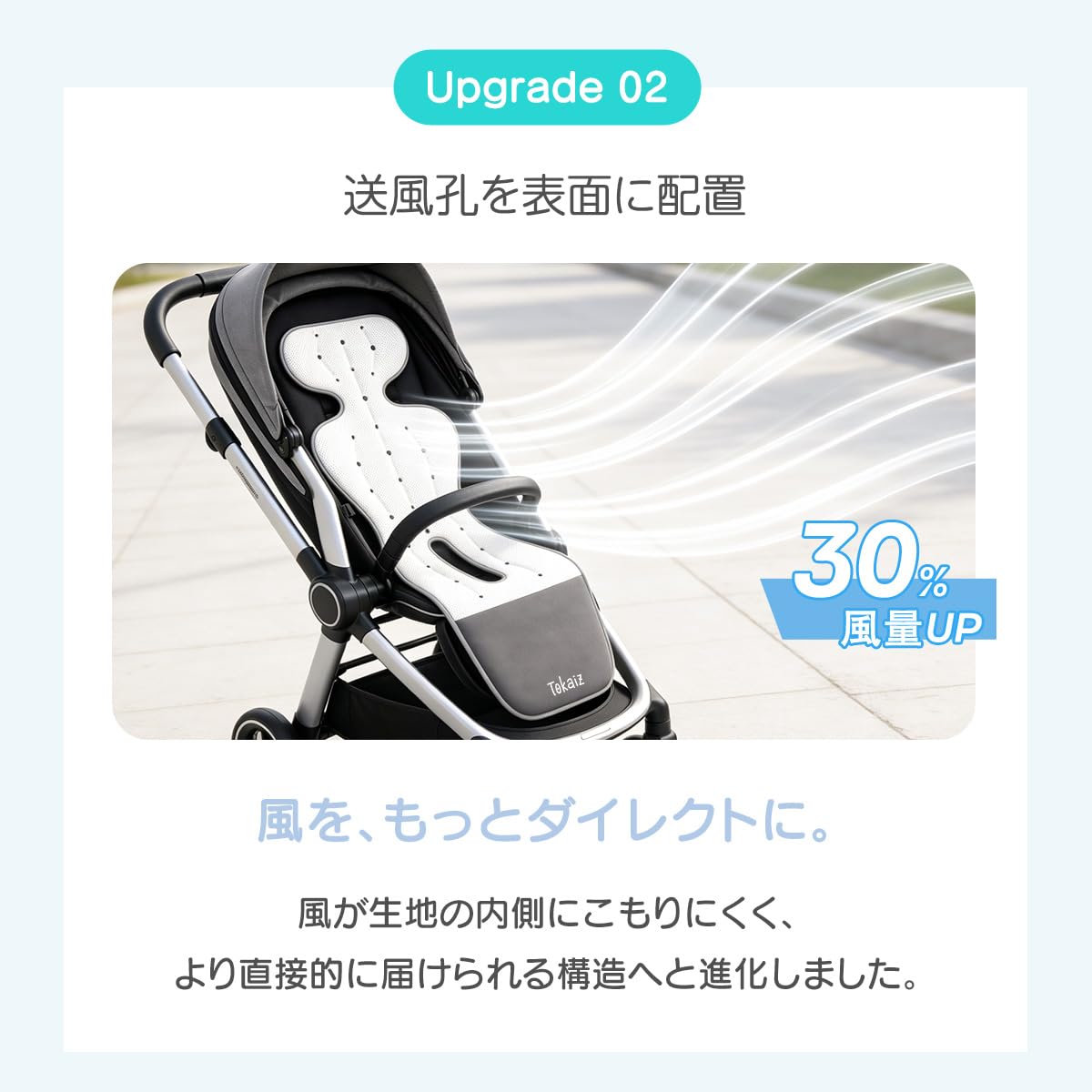 Amazon.co.jp: TOKAIZ フワクルpro 2026最新 ベビーカーシート ファン