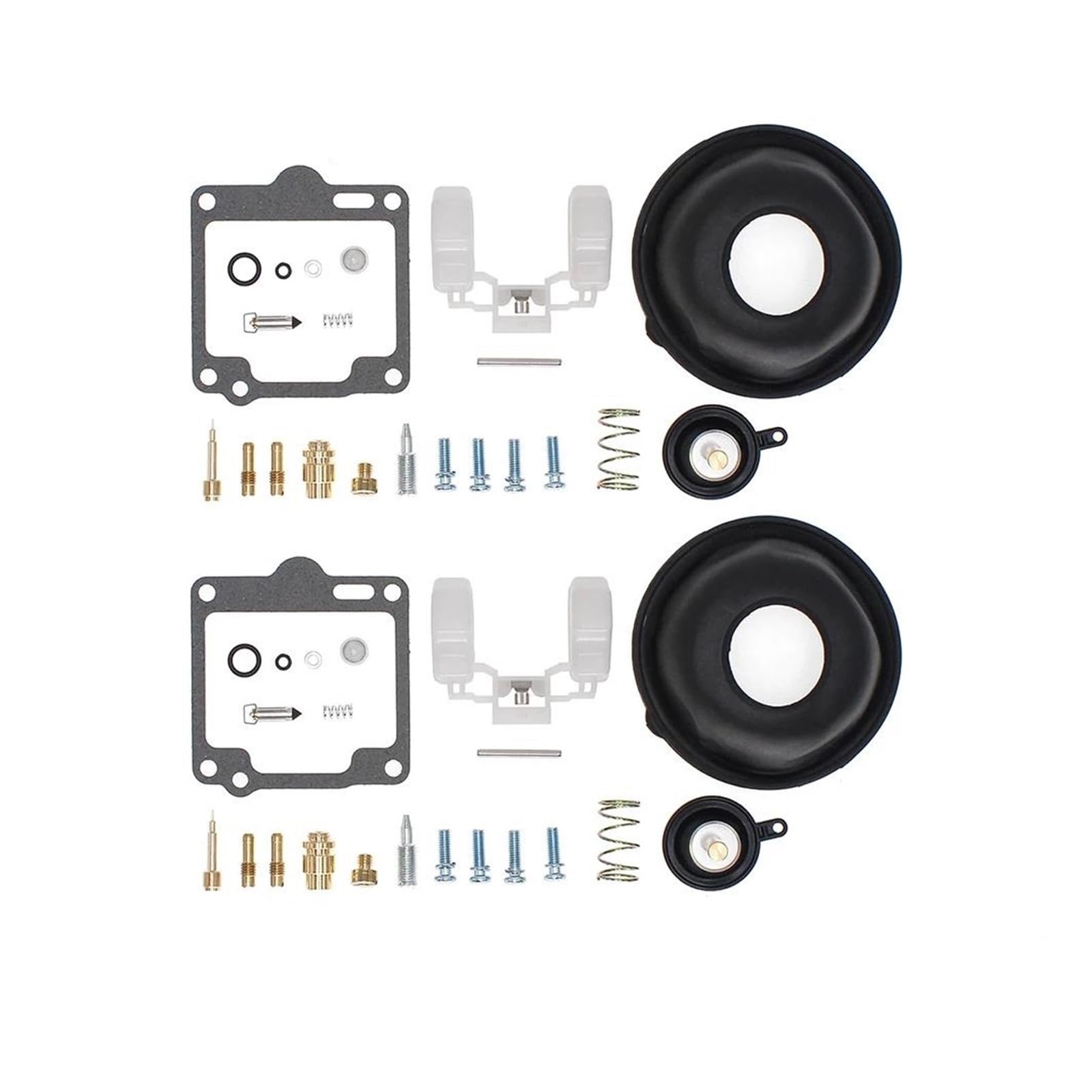 2X for YAM&AHA Virago XV750 XV1100 1988-1999 Carburetor Repair Kit Carb Rebuild Set Gaskets Jets