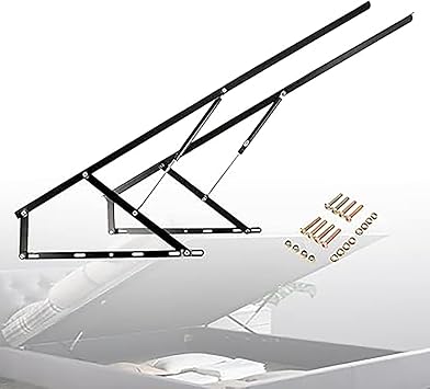 1 Pair Lifting Bed Mechanism Double Bed Frame Lifting Hydraulic Rod 60/80/90/100/110/120cm Pneumatic Gas Spring Bed Lift Pneumatic 60cm