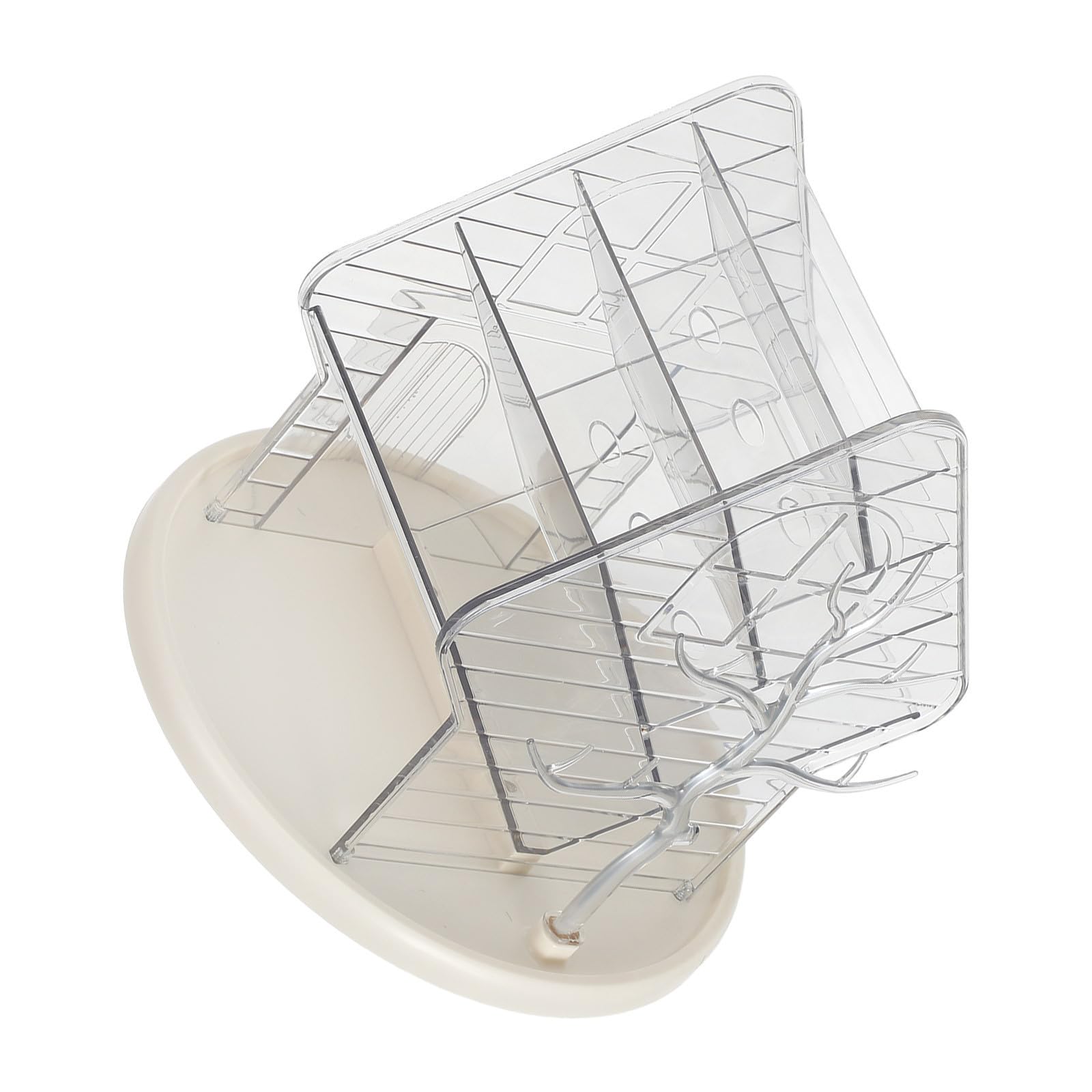 Organizador Giratorio 360° Transparente de Pet para Cosméticos