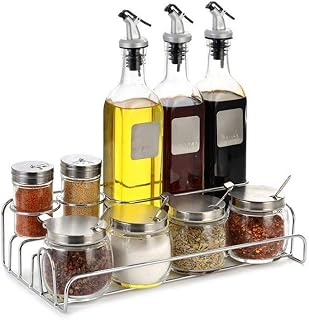 調味料収納IKEA:アイデアとおすすめ商品 24 DJJSGSB Spice Jar Storage Storage Spice LAR Set Home Kitchen Glass Spice Bottle Spice Container Seasoning Spice Spot Spice Spot Set Spice Jar Rack Color: A