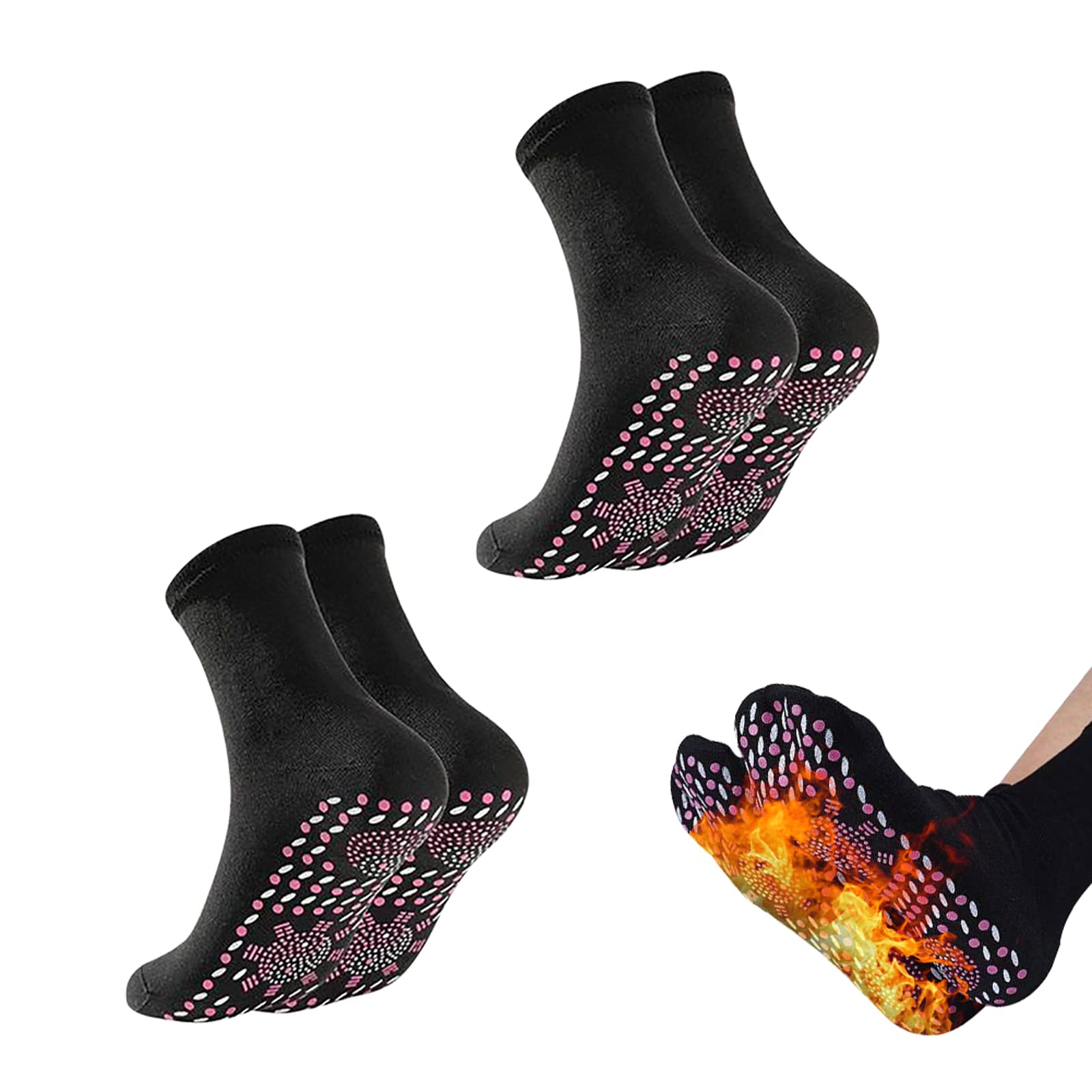 Selbsterwärmende Socken,Selbstheizende Socken,Magnetsocken Turmalin,Selbsterwärmende Winter Warme Socken,Turmalin Magnetsocken,Fußwärmer Socken,Winter Heizsocken,Beheizbare Socken
