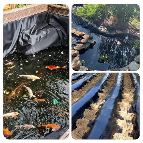 Bache bassin exterieur impermeable avec evacuation eau pour sources et étangs
