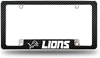 Vista 38 de Rico Industries NFL Football Black 12" x 6" Chrome All Over Automotive License Plate Frame for Car/Truck/SUV