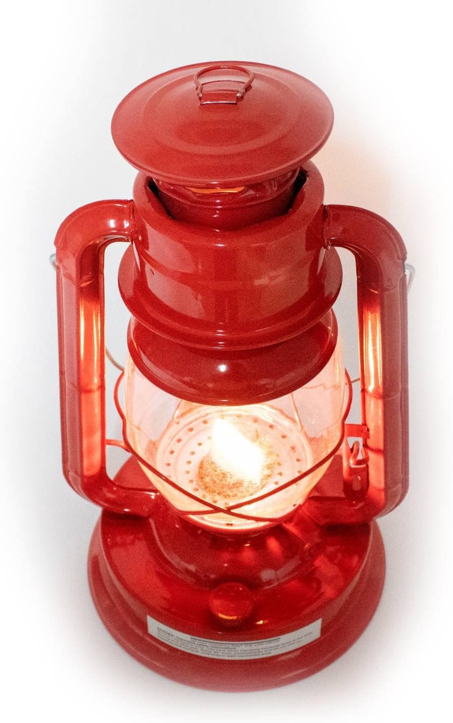 Rayo Redi-Light Kerosene Lantern Hurricane Outdoor Lamp 14 inch Ruby Red