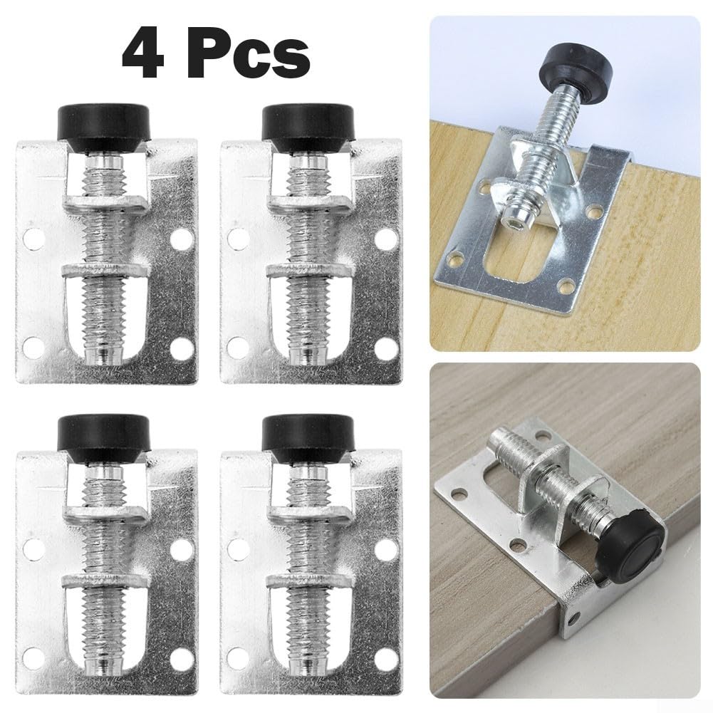 Robusti 4 livelli regolabili per la stabilità dei mobili, realizzati in robusto acciaio laminato a freddo, perfetti per qualsiasi ambiente (8 pezzi)