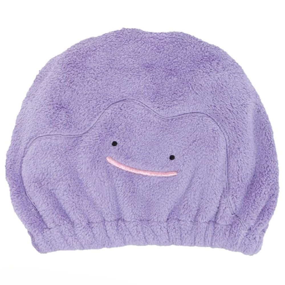 Amazon｜キャラクター タオルキャップ ポケモン メタモン ふわふわ