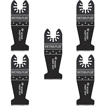 Oscillating Tool Blade 1-3/8" Japanese Tooth with Case for Precision Wood End Cut, Compatible with Rockwell RW8950.5, Carbon Steel Universal Fit for Wood & Soft Plastic