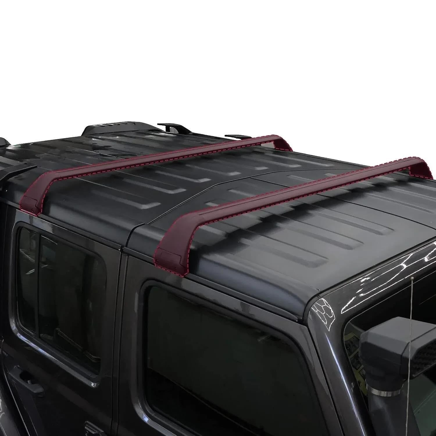 Baca para Coche Barras Transversales para Portaequipajes De Techo De Aluminio para Jeep para Wrangler JK JL 2007-2022 Portaequipajes De Techo