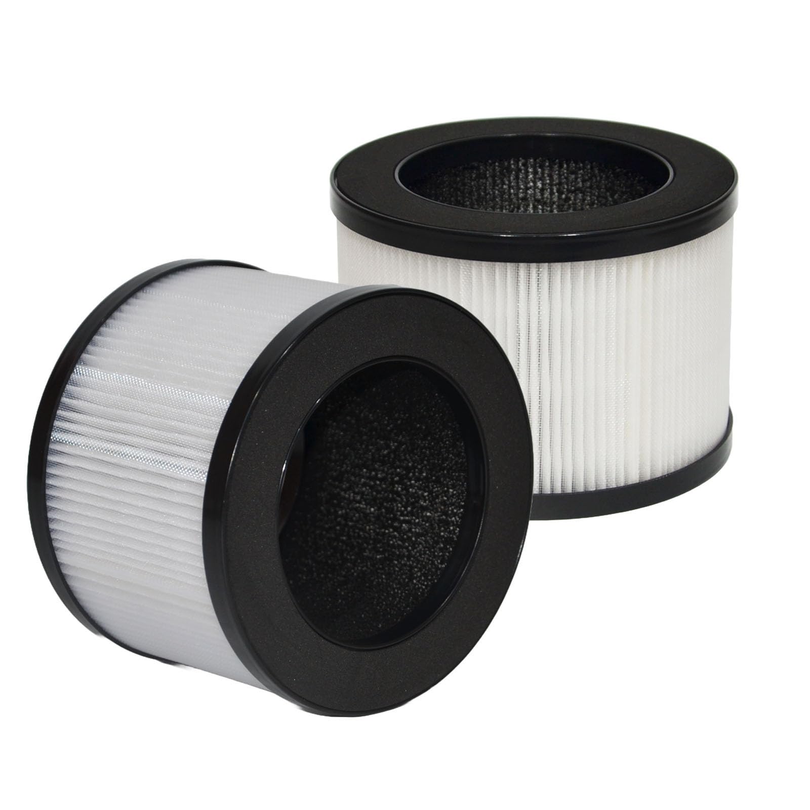 PUREBURG Filtro di ricambio compatibile con AROEVE JH12 JH01A purificatore d'aria, confezione da 2 pezzi H13 True HEPA carbone attivo 3 livelli di filtrazione purificazione dell'aria, polvere VOCs