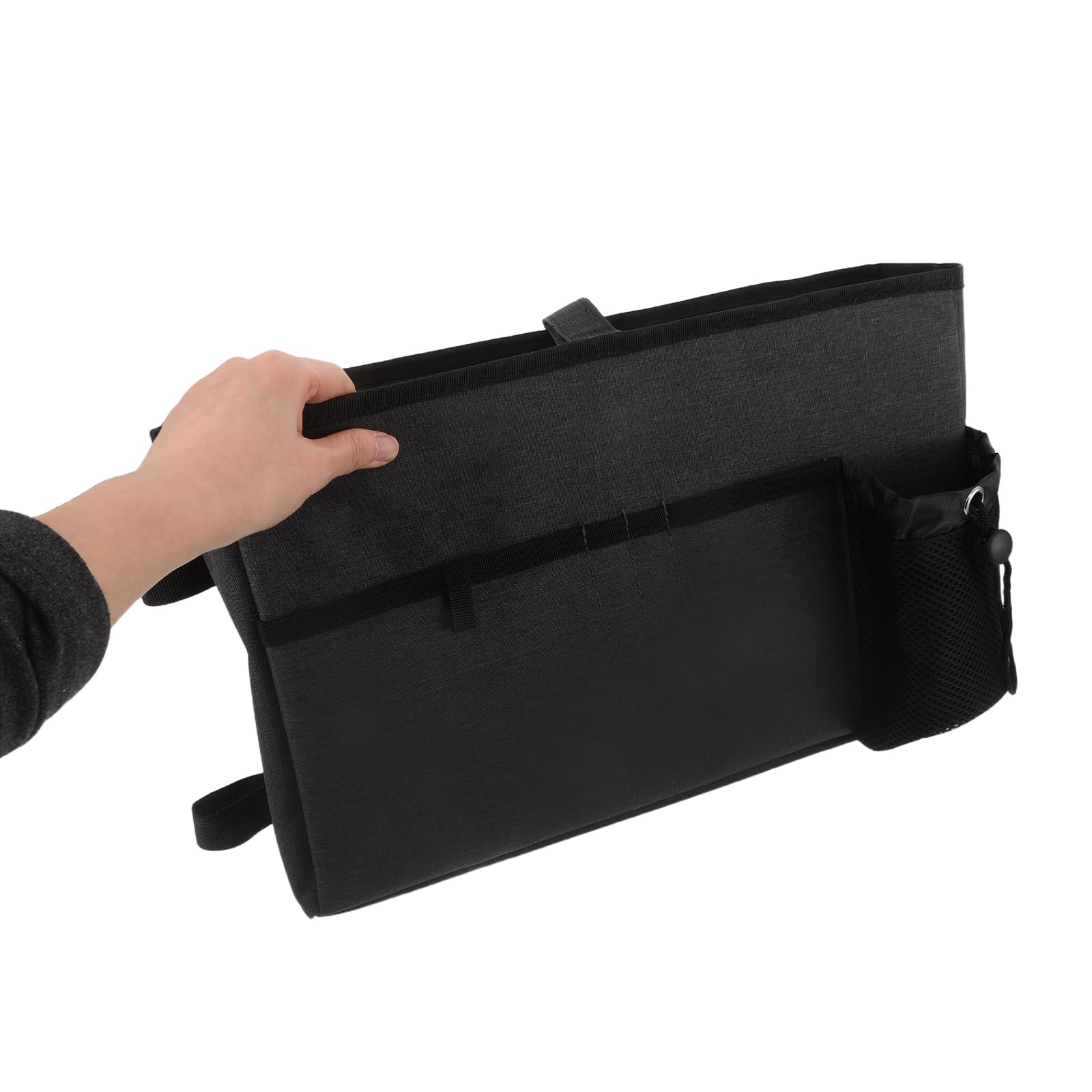 Bolsa de Almacenamiento para Andador Negro de Poliéster | Gran Capacidad, Múltiples Compartimentos, Acceso Rápido y Diseño Portátil para Salidas y Uso Diario